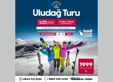 10 11 Subat Konaklamali Uludag Turu
